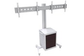 Wandhalterungen, AV-Halterungen & AV-Möbel - Multibrackets M Public Display Stand 180 Dual MediaBox4 Silver - Max 80 kg - recommended for 60" - 7350022737778
