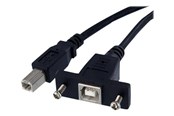 USB Kabel - StarTech.com Panel Befestigungskit USB Kabel B zu B - USBPNLBFBM3
