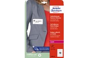 Papier, Fotopapier und Etiketten - Avery Self adhesive name badges silk white - AVL4785-20