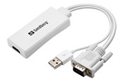 Display Kabel - Sandberg VGA+Audio to HDMI Converter - 508-78
