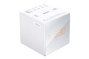 DAB, Netzwerk und Radiowecker - Sony ICF-C1 - AM/FM - Mono - Weiß - ICFC1W.CED