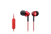 Kopfhörer/Headsets - Sony MDR-EX110AP Headset - Red - MDREX110APR.CE7