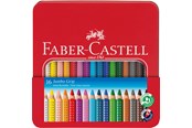 Utensilien zum Schreiben und Zeichnen - Faber-Castell Buntstift Jumbo Grip 16er Metalletui - 110916