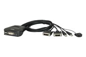 KVM Switches - ATEN CS22D USB DVI KVM Switch - CS22D-AT