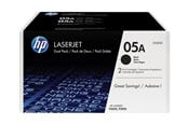 Druckerzubehör - Tinte & Toner - HP 05A / CE505D 2-Pack Black Toner - Tonerpatrone Schwarz - CE505D