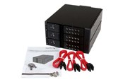 Festplatten Zubehör - StarTech.com 3 Bay Trayless Hot Swap 3.5" SATA Festplatten-Füllplatte Mobile Rack Backplane - HSB3SATSASBA