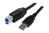 USB Kabel - StarTech.com SuperSpeed USB 3.0 Kabel A zu B - USB3SAB3MBK