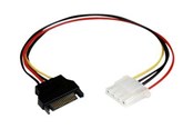 Stromkabel (Intern) - StarTech.com SATA zu Molex LP4 Strom Kabel Adapter - LP4SATAFM12