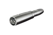 Audio Kabel - Pro XLR Adapter 3pin XLR M - Jack Mono F - 4040849274541