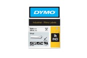 Papier, Fotopapier und Etiketten - DYMO Rhino-Industrie-Vinyletiketten | 9 mm x 5,5 m | schwarz auf weiß | selbstklebendes Schriftband - S0718580