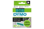Papier, Fotopapier und Etiketten - DYMO D1-Etikettenband | schwarz auf grün | 12 mm x 7 m - S0720590