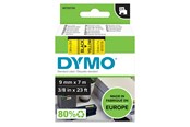 Papier, Fotopapier und Etiketten - DYMO D1-Etikettenband | schwarz auf gelb | 9 mm x 7 m - S0720730