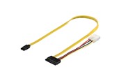 SATA Kabel - Pro SATA Kabel & Strom - 0.50m - 4040849681752