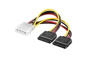 SATA Kabel - Pro SATA Strom Kabel x2 - 0.13m - 4040849685248