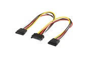 SATA Kabel - Pro SATA Strom Kabel x2 - 0.20m - 4040849951145