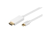 Display Kabel - Pro Mini DP - HDMI - Weiß - 1m - 4040849528613