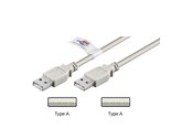 USB Kabel - Pro USB-A <-> USB-A - 5m - Grau - 4040849507984