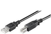USB Kabel - Pro USB-A <-> USB-B 2.0 - 3m - Schwarz - 4040849689017