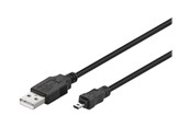 USB Kabel - Pro USB-A <-> USB Mini-B (8-pin) - 1.8m - Schwarz - 4040849939723