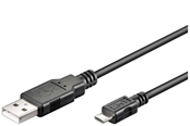 USB Kabel - Pro USB-A <-> USB Micro-B - 3m - Schwarz - 4040849939204