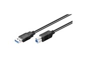 USB Kabel - Pro USB-A <-> USB-B 3.0 - 0.5m - Schwarz - 4040849957222