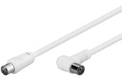 Antennenkabel - Pro Antenne Kabel Weiß 1x90° - 1.5m - 4040849673597