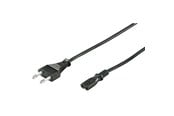 Stromkabel (Extern) - Pro Stromkabel C7 (2 pins) - Schwarz - 3m - Gerade - 4040849950384