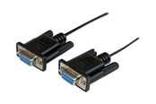 Parallele / Serielle Kabel - StarTech.com DB9 RS232 Serial Null Modem Kabel - SCNM9FF1MBK