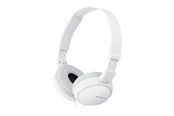 Kopfhörer/Headsets - Sony MDR ZX110AP - Headset with mic - White - MDRZX110APW.CE7