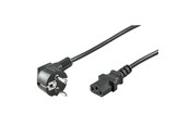 Stromkabel (Extern) - Pro Strom Kabel C13 1x90° - Schwarz - 3m - 4040849500770