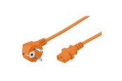 Stromkabel (Extern) - Pro Strom Kabel C13 1x90° - Orange - 5m - 4040849952890