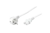 Stromkabel (Extern) - Pro Strom Kabel C13 1x90° - Weiß - 2.5m - 4040849951411