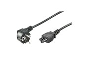 Stromkabel (Intern) - Pro Stromkabel C5 (Mickey Mouse) - Schwarz - 90° - 1.8 m - PC-C5B-1-8M-B