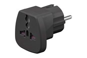 Stromkabel (Extern) - Pro Reise Adapter zu CEE7/7 - Schwarz - 4040849940286
