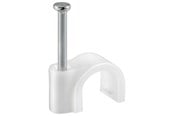 Kabelkanal / Kabelschlauch - Pro Kabel Clip - Weiß - 5mm - 4040849170775