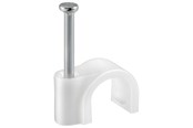 Kabelkanal / Kabelschlauch - Pro Kabel Clip - Weiß - 8mm - 4040849170805