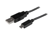 USB Kabel - StarTech.com Mobile Auflade Sync USB zu Slim Mikro USB Kabel für Smartphones und Tablets - USBAUB3MBK