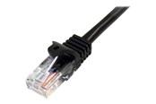 Netzwerk - Kabel - StarTech.com Snagless Cat 5e UTP Patch Cable - 45PAT3MBK