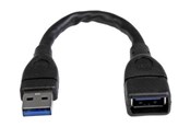 USB Kabel - StarTech.com USB 3.0 Extension Adapter Kabel A zu A - USB3EXT6INBK