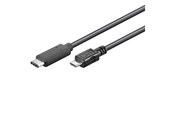 USB Kabel - Pro USB-C <-> USB Micro-B - 0.6m - Schwarz - 4040849679926
