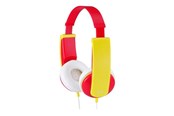 Kopfhörer/Headsets - JVC Kid's headphone - Red and yellow - HA-KD5-R-E