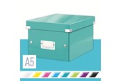 Archivierung und Aufbewahrung - Leitz  Click & Store WOW Aufbewahrungs- und Transportbox Klein (Für A5) Eisblau - 60430051