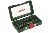 Bohrer & Bits - Bosch router bit set 15 pcs 8mm - 2607019469