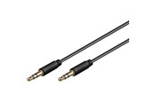 Audio Kabel - Pro MiniJack 3.5mm Slim - Schwarz - 2m - 4040849691072