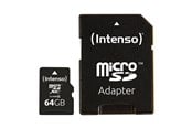Speicherkarten - Intenso microSD Class 10 - 20MB/s - 64GB - 3413490