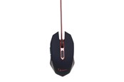 Maus - Gembird USB Gaming Mouse - Gaming Maus (Rot) - MUSG-001-R