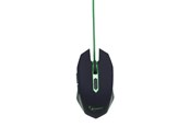 Maus - Gembird USB Gaming Mouse - Gaming Maus (Grün) - MUSG-001-G