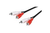 Audio Kabel - Pro RCA Stereo Cable - Black - 5m - 4040849500305