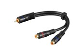Audio Kabel - Pro RCA adapter RCA M - 2xRCA F - 4040849509308
