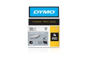 Papier, Fotopapier und Etiketten - DYMO Rhino Industrie Schrumpfschlauch-Kabeletiketten | 9 mm, 1,5 m | Schwarz auf weiß - 18053